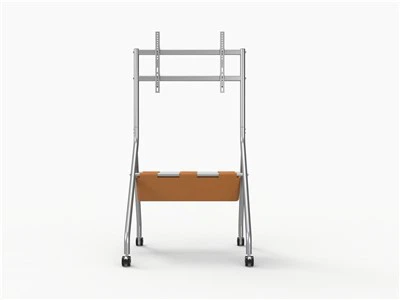 Carrinho de TV de esquina com bolsa de armazenamento